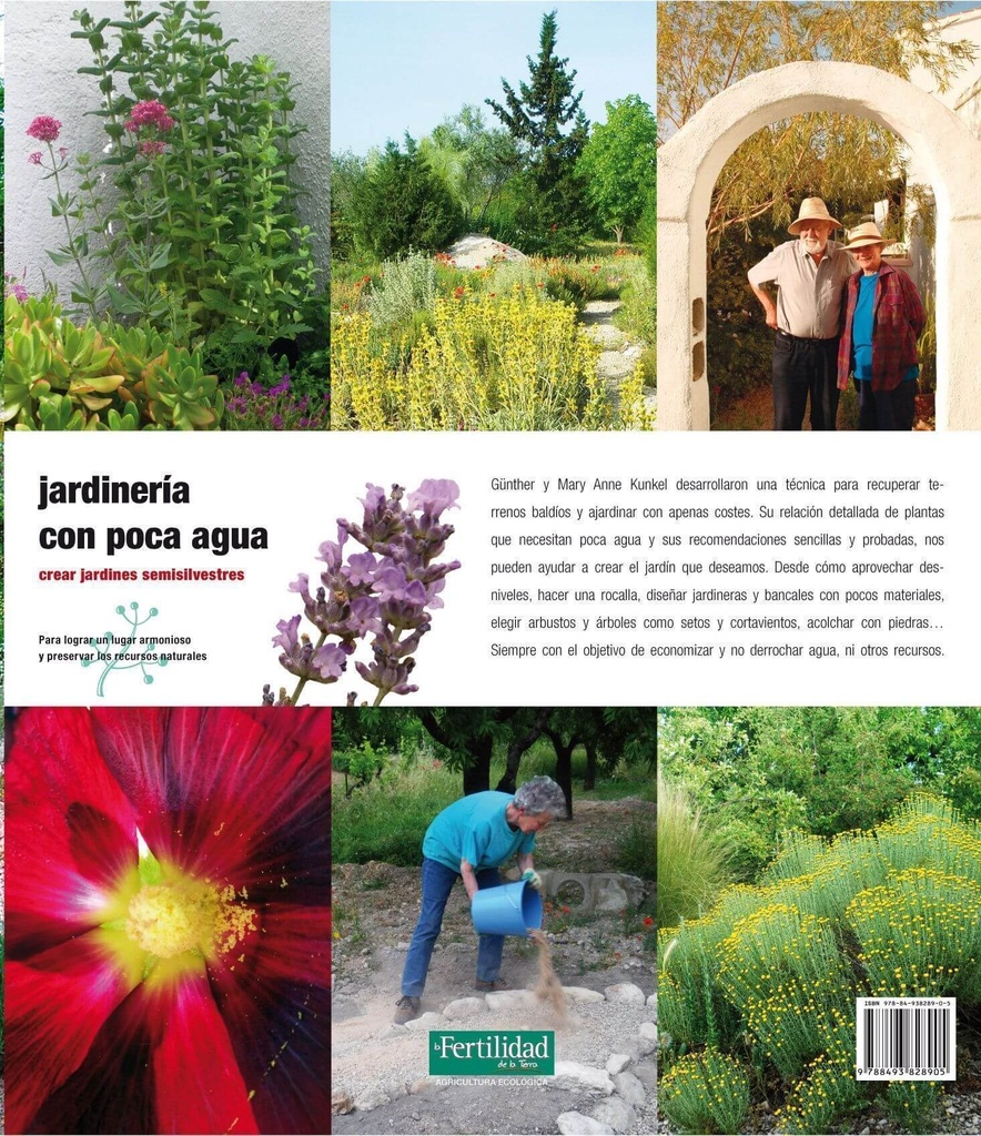 Jardinería con poca agua