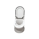 KIT 7: Sistema Permapreta® KIT básico 750 litros + inodoro porcelana + tapa + turbowent híbrido Ø 150
